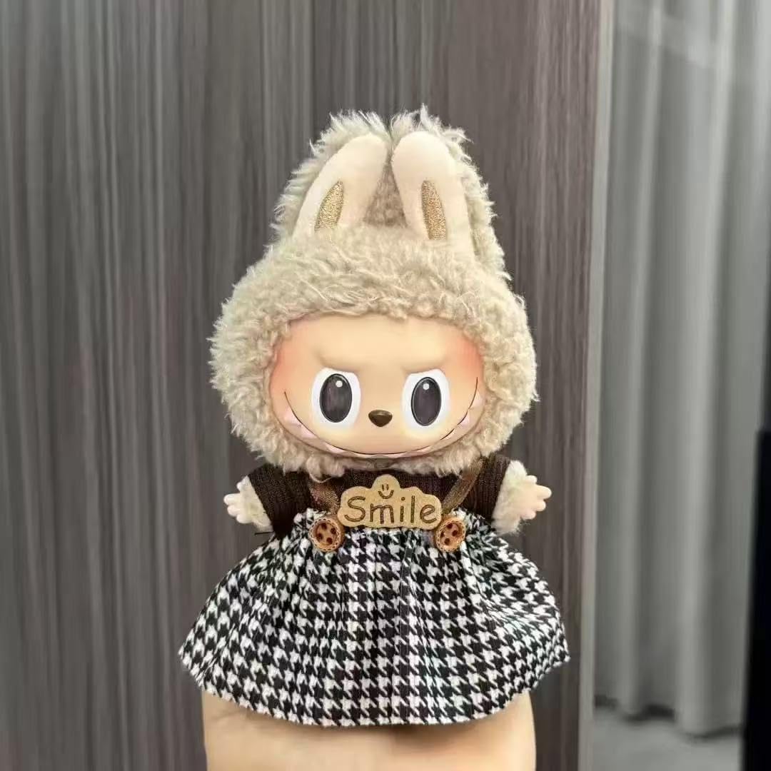 Labubu 17センチ着せ替えセット-デザイナー衣装、作業服及びアクセサリー、高級仮装セット、スタイリッシュでシックなドール衣装（ドールを除く）[並行輸入品]