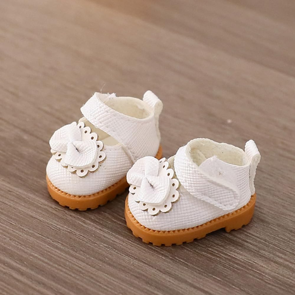 Labubu 17cm パーティー服アクセサリー(人形なし)に適した服。6.69インチ(17cm)の人形用の柔らかい服の交換用に適しています(ホワイト+バッグ+靴)。