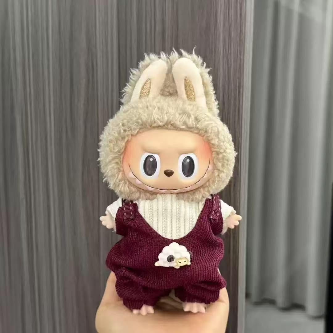 Labubu 17センチ着せ替えセット-デザイナー衣装、作業服及びアクセサリー、高級仮装セット、スタイリッシュでシックなドール衣装（ドールを除く）[並行輸入品]