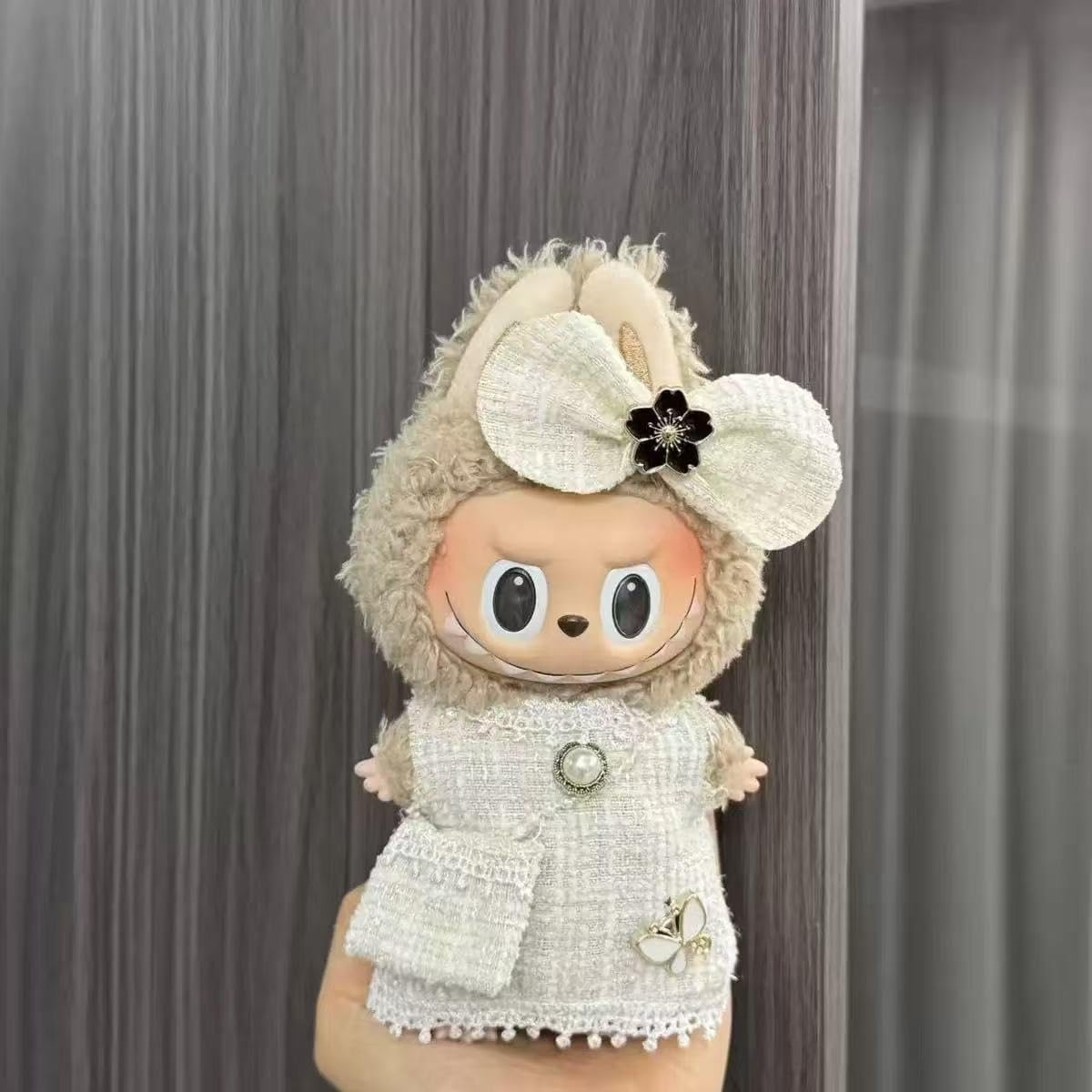 Labubu 17センチ着せ替えセット-デザイナー衣装、作業服及びアクセサリー、高級仮装セット、スタイリッシュでシックなドール衣装（ドールを除く）[並行輸入品]